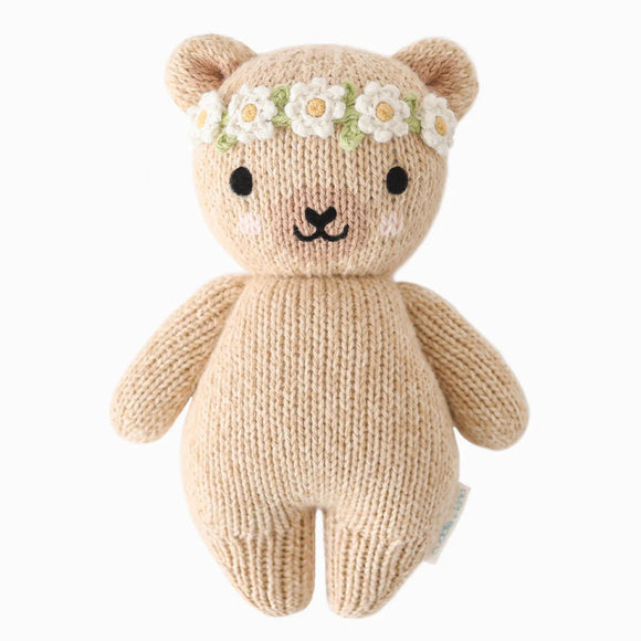 cuddle+kind - Baby Animal Collection - Honey Bear (Floral)