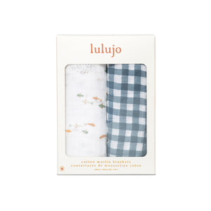 Lulujo - Cotton Swaddle 2 Pack (Collection)