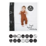 Lulujo - Single Cotton Swaddle & Cards - Loved Beyond Measures