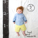 Lulujo - Single Cotton Swaddle & Cards - Loved Beyond Measures