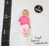 Lulujo - Single Cotton Swaddle & Cards - Loved Beyond Measures